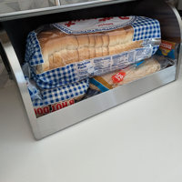 OGGI Neat Stainless Steel Bread Box W/ Tempered Glass Lid